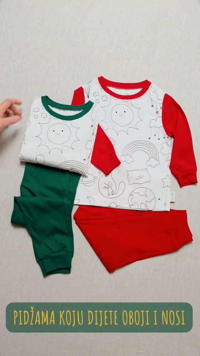 Pidžama za bojanje - Životinje